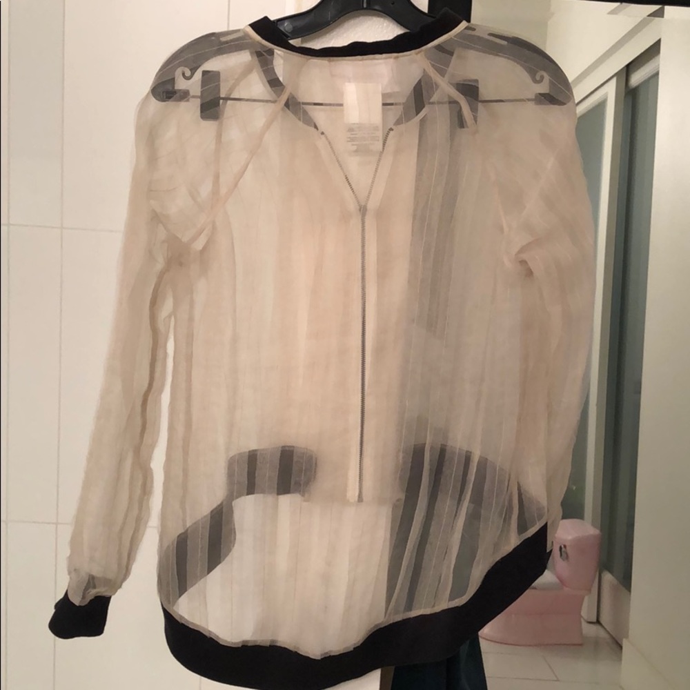 Bcbgeneration Sheer Cream Jacket - image 2